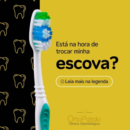 Está na hora de trocar minha escova?